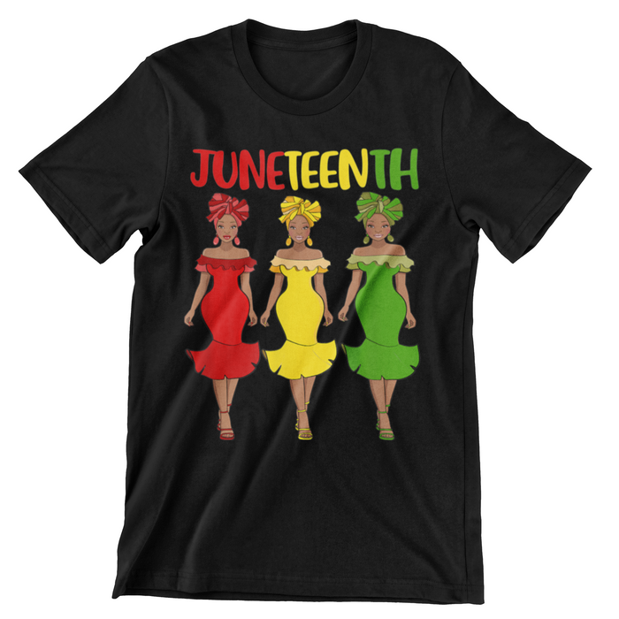 JT68 Juneteenth Melanin Black Women T-Shirt