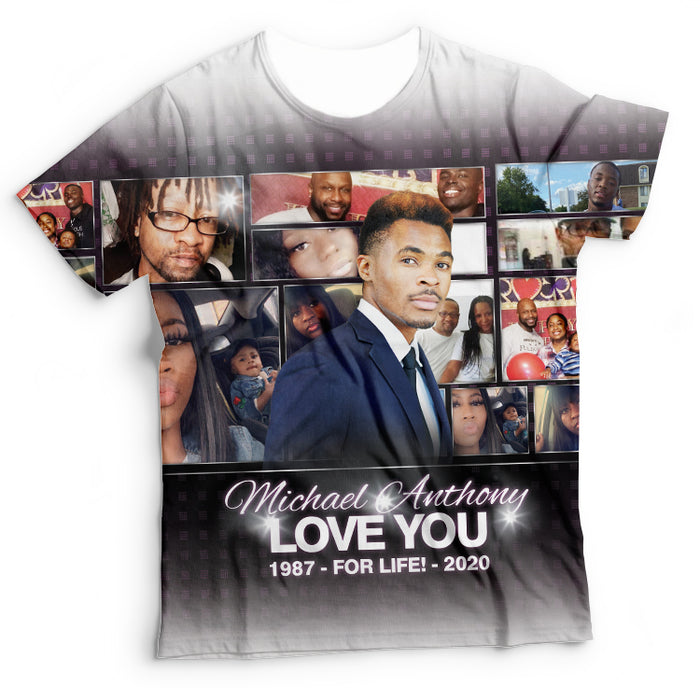 #10 - Love You For Life  - 3D All Over Tee