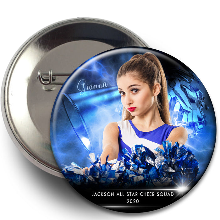 #4B Youth Cheer Memorial Button