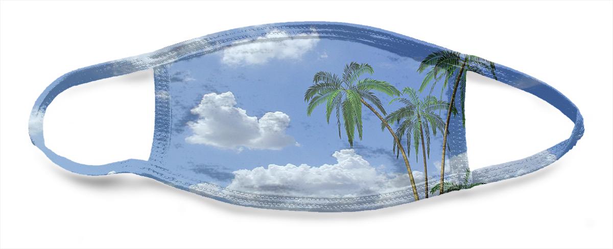Awesome Island sv372 - All Over Face Mask