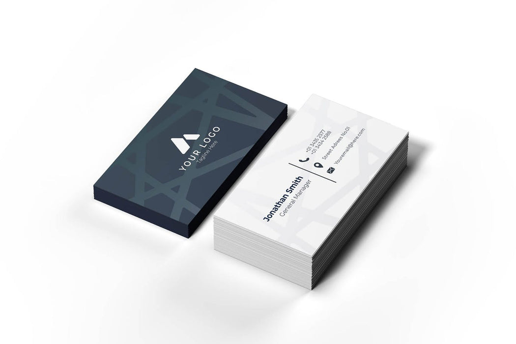 DFY BC 15 - Abstract Business Card Design