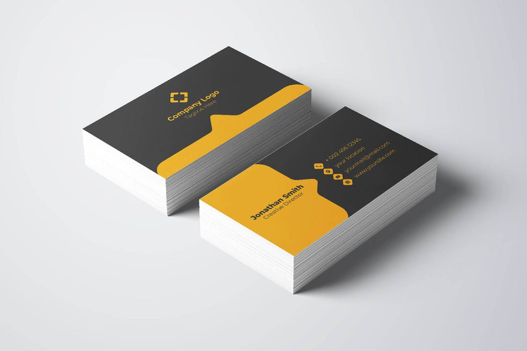 DFY BC 21 Touching Business Card Design