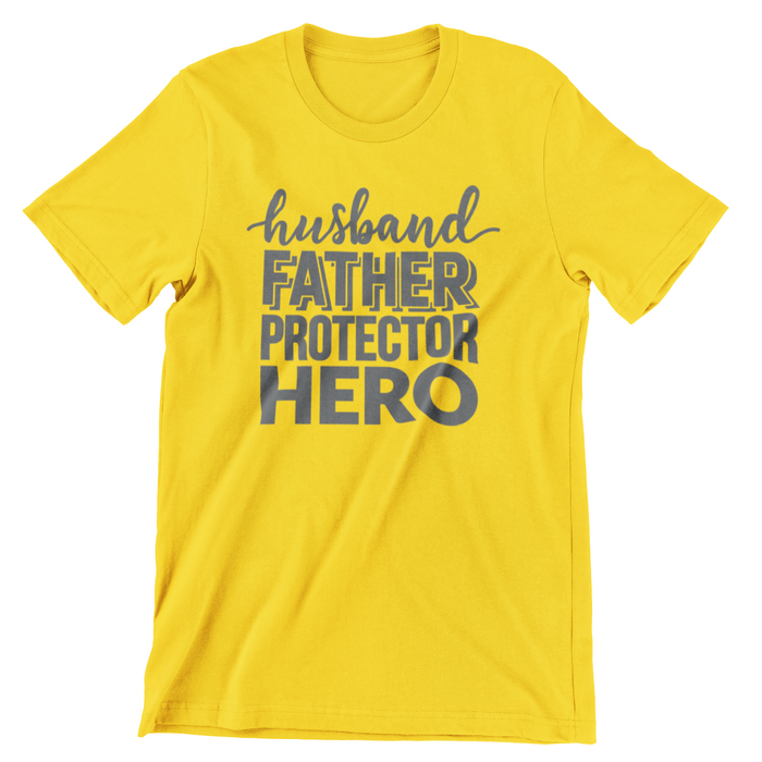 FD37 Husband Father Protector Hero T-Shirt