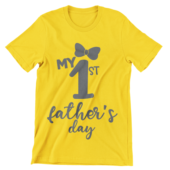 FD49 My First Fathers Day Girl T-Shirt