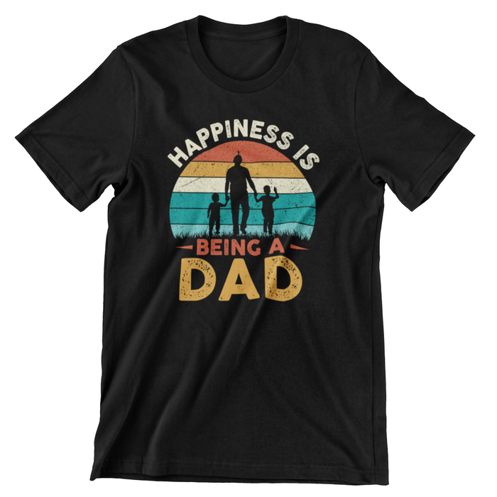 FD87 HAPPINESS IS BEING A DAD T-Shirt