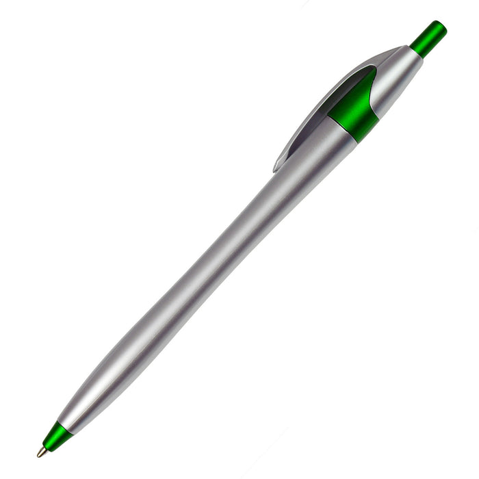 Silver Barrel European Design Ballpoint Click Pen