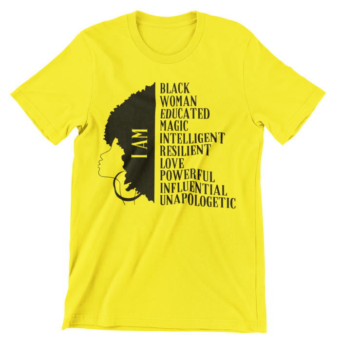 JT23 I Am Black Woman JuneTeenth T-Shirt