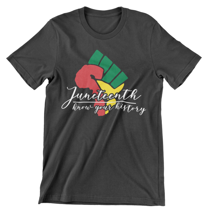 JT40 - Juneteenth Know Your History T-Shirt