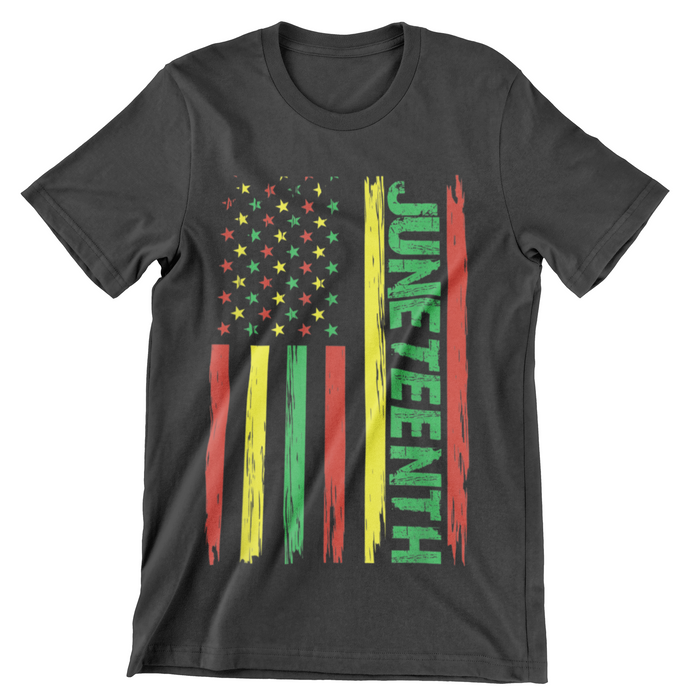 JT53 - Juneteenth in a Flag for black history day T-Shirt