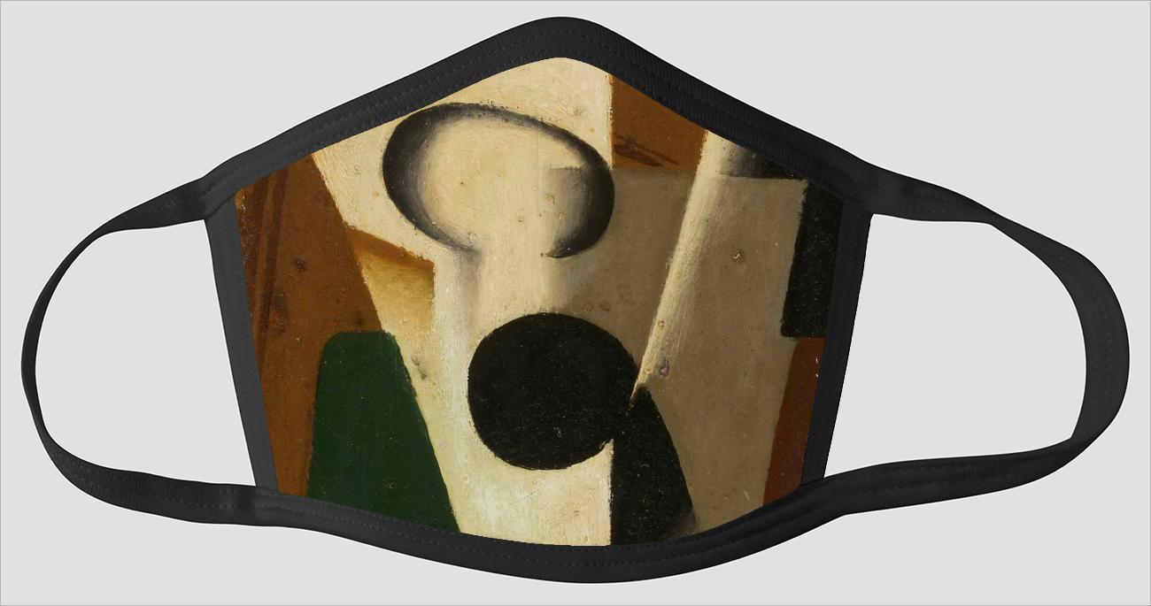 Juan Gris (Jose Victoriano Gonzalez Perez)    Spanish    1887 1927    Still Life with a Glass - Face Mask