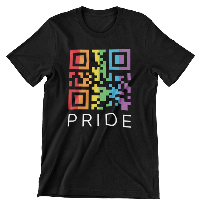 LG62 QR Code Pride T-Shirt