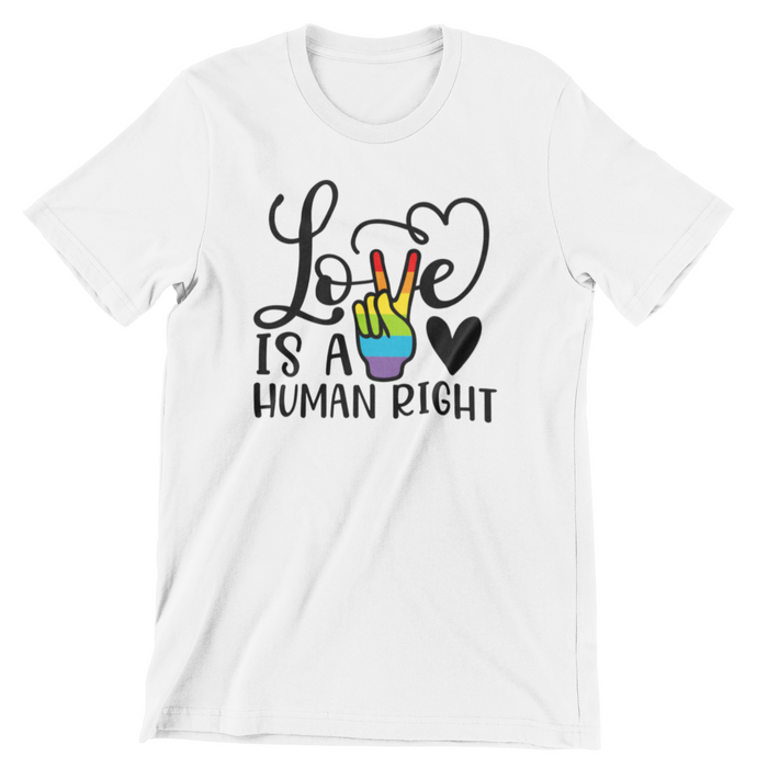 LG77 Love Is A Human Right T-Shirt