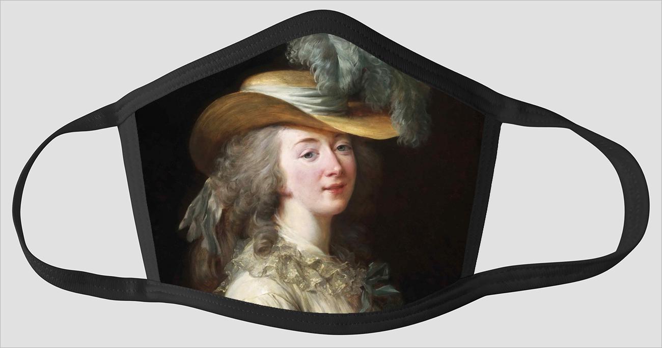 Louise Elisabeth Vigee Lebrun    French    1755 1842    Portrait of Madame Du Barry - Face Mask