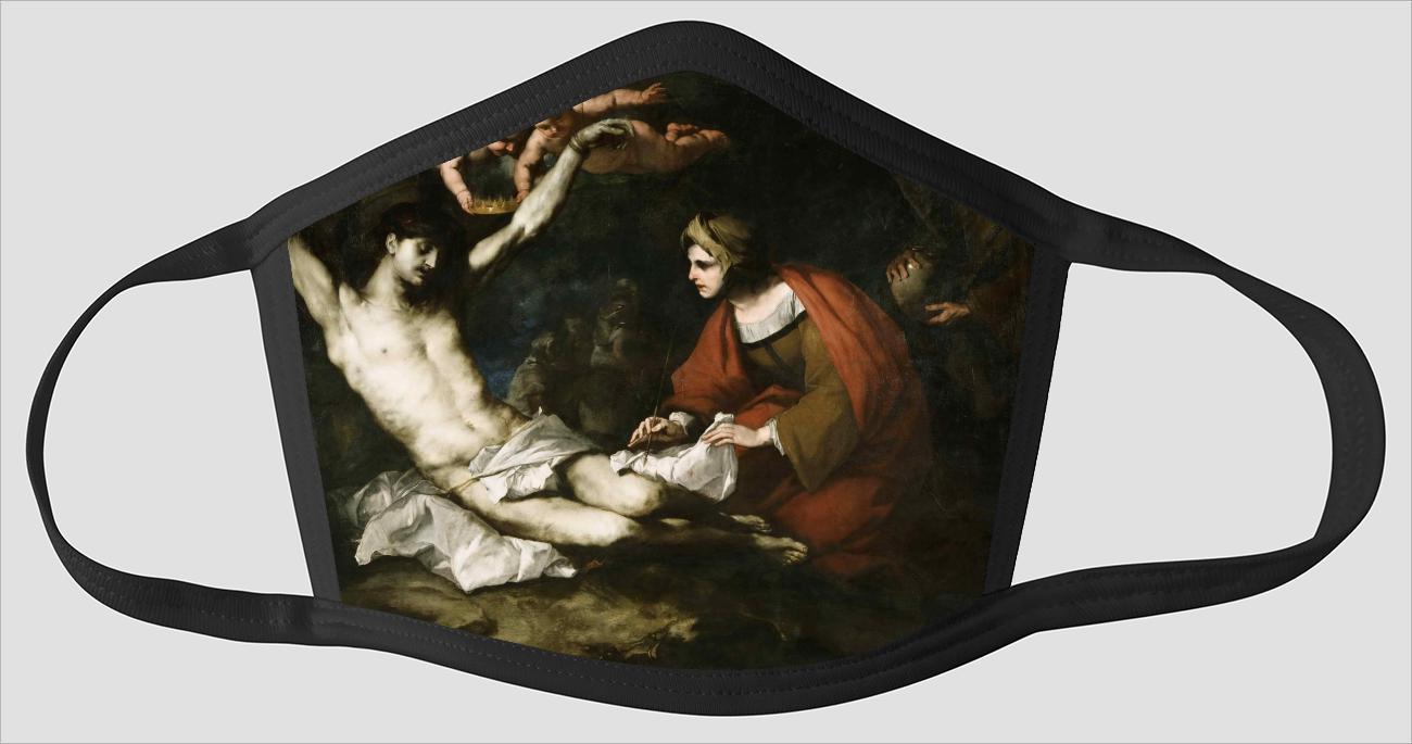 Luca Giordano    Italian    Saint Sebastian Cured by Irene - Face Mask