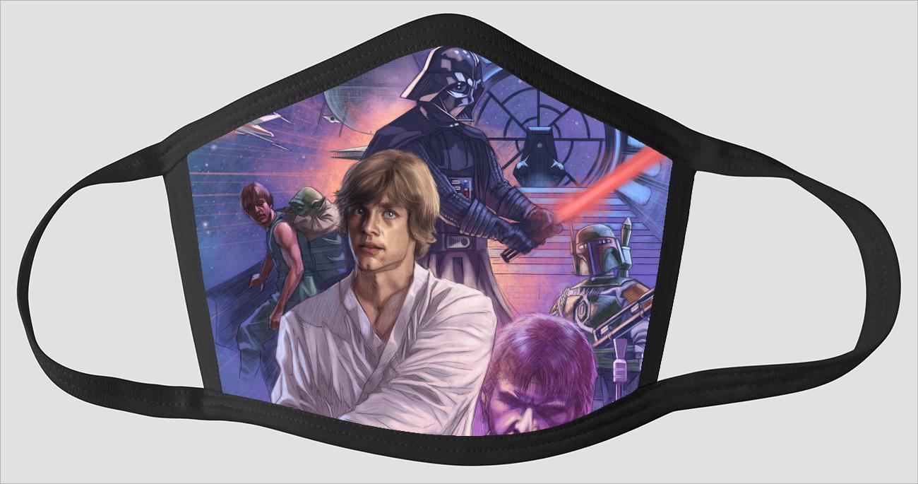 Luke Skywalker Master Art v20  - Face Mask