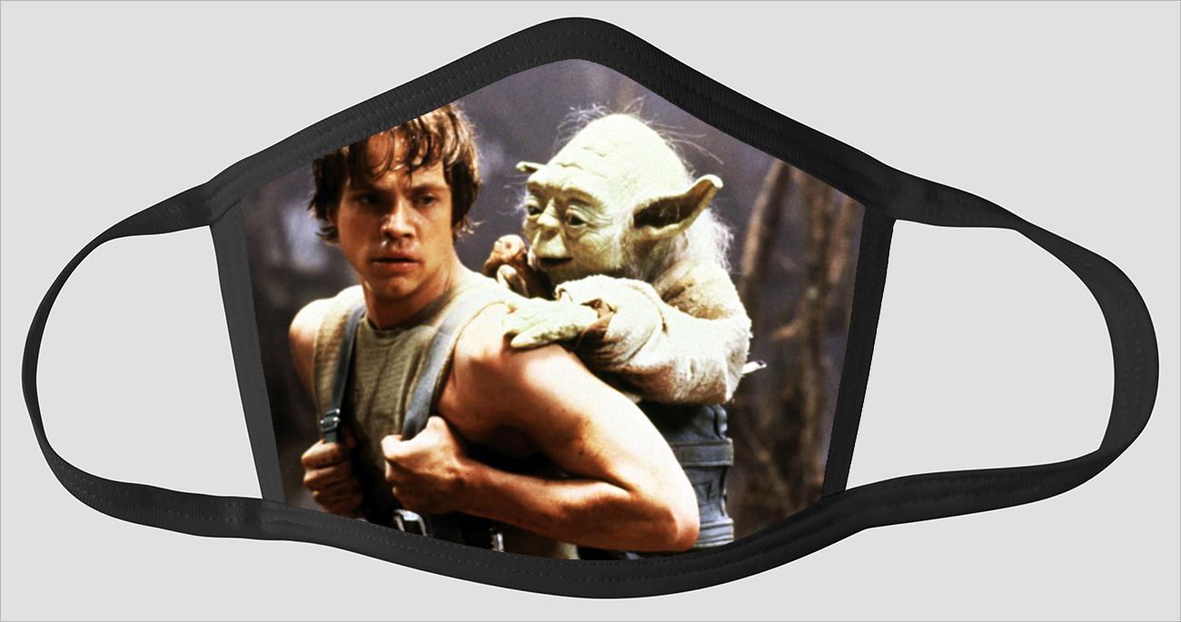 Luke and Yoda - Face Mask