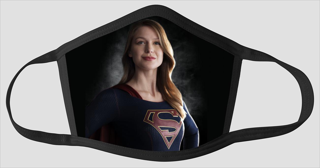 Melissa Benoist The New Supergirl - Face Mask