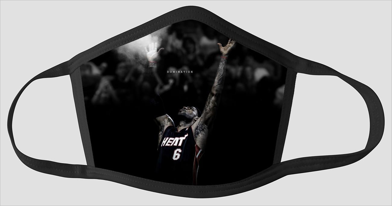 Miami Heat Lebron James v2085 - Face Mask