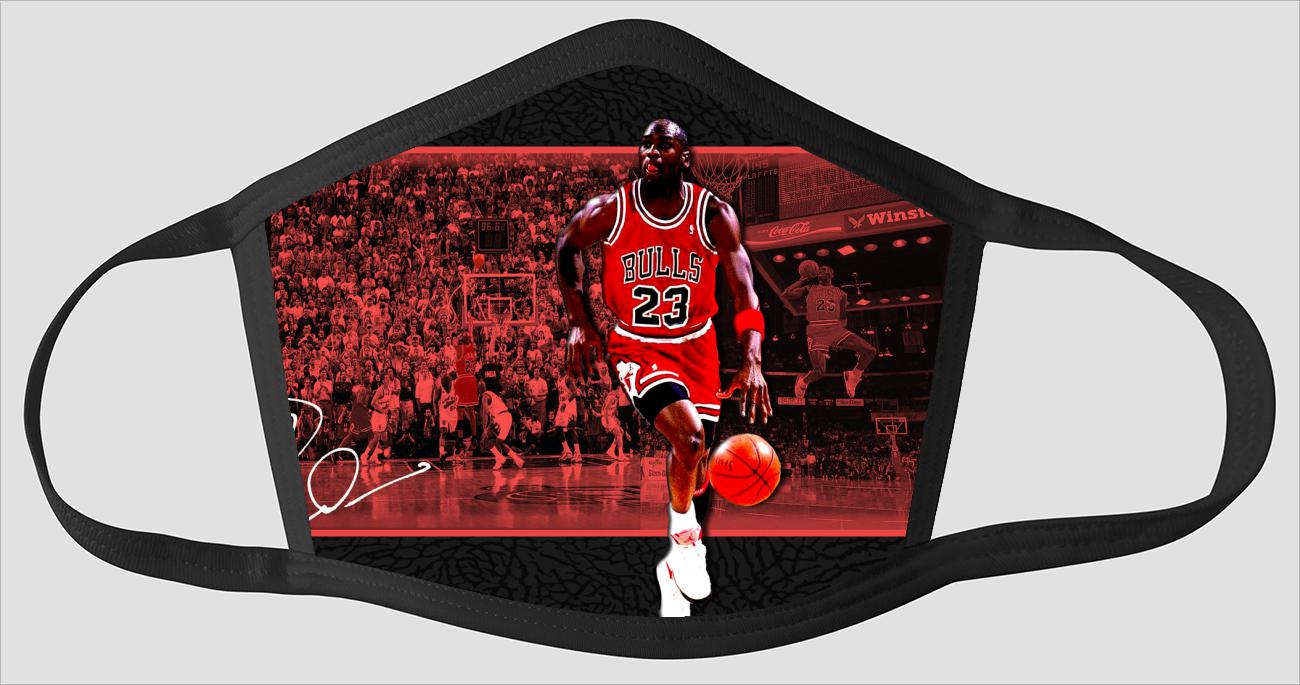Michael Jordan 23 On Top - Face Mask