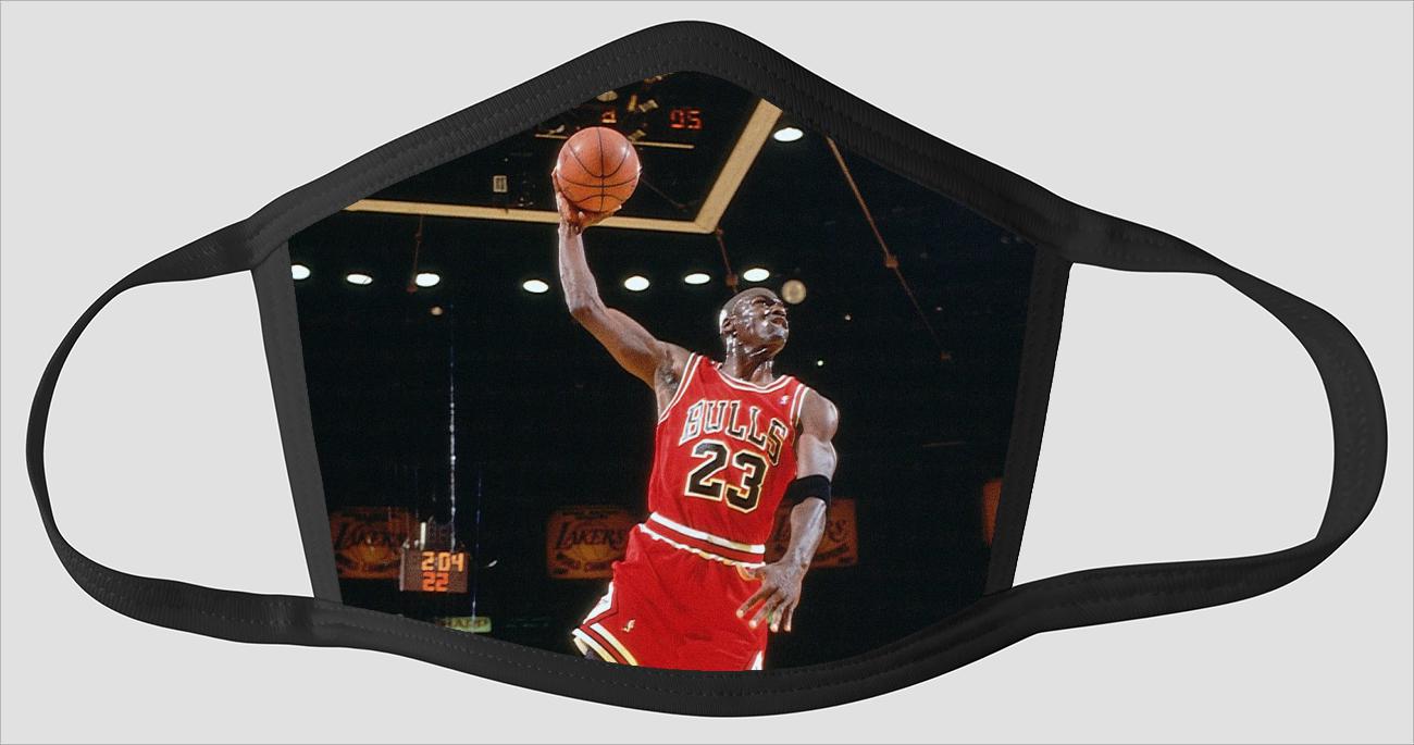 Michael Jordan The Real Jump Man - Face Mask