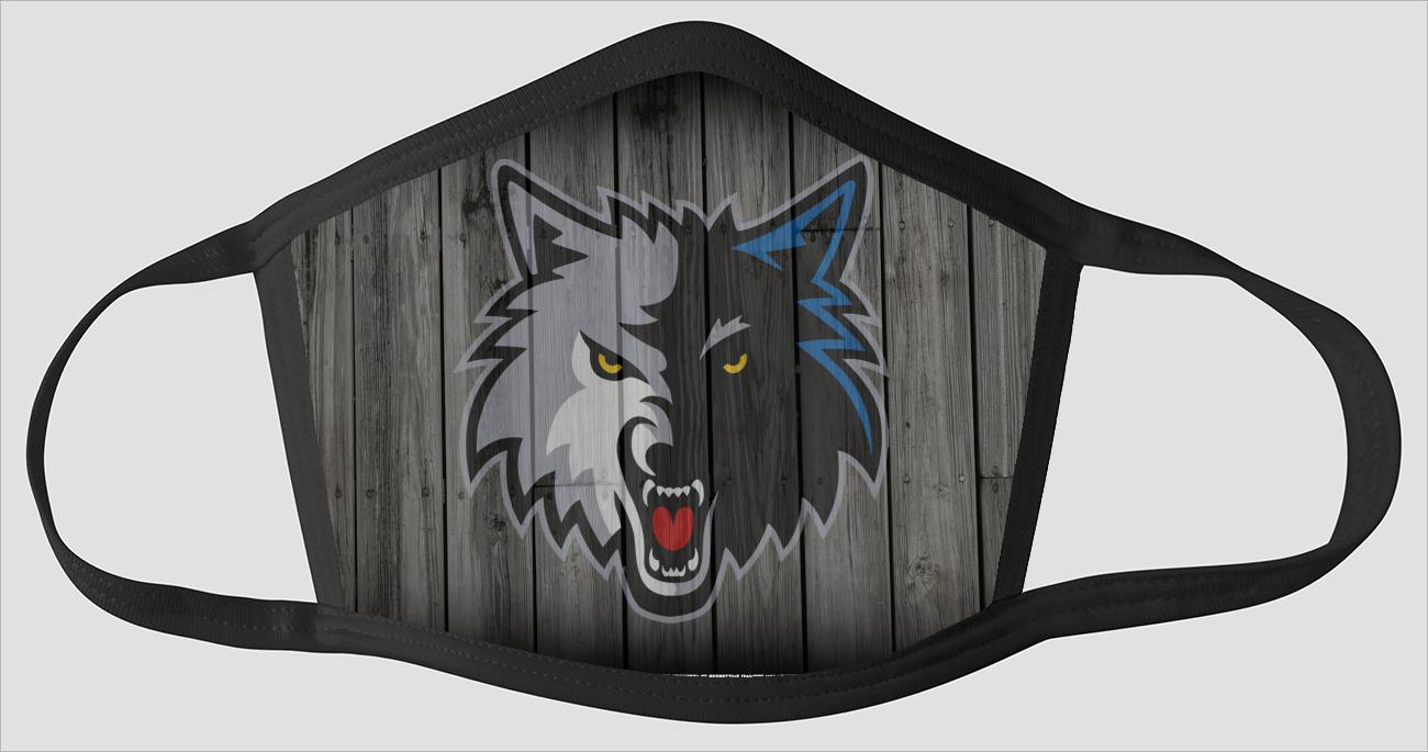 Minnesota Timberwolves The Run v4 - Face Mask