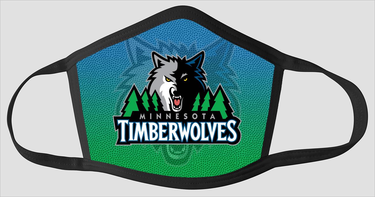 Minnesota Timberwolves The Run v5 - Face Mask