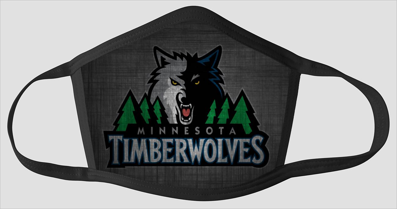 Minnesota Timberwolves The Run v6 - Face Mask