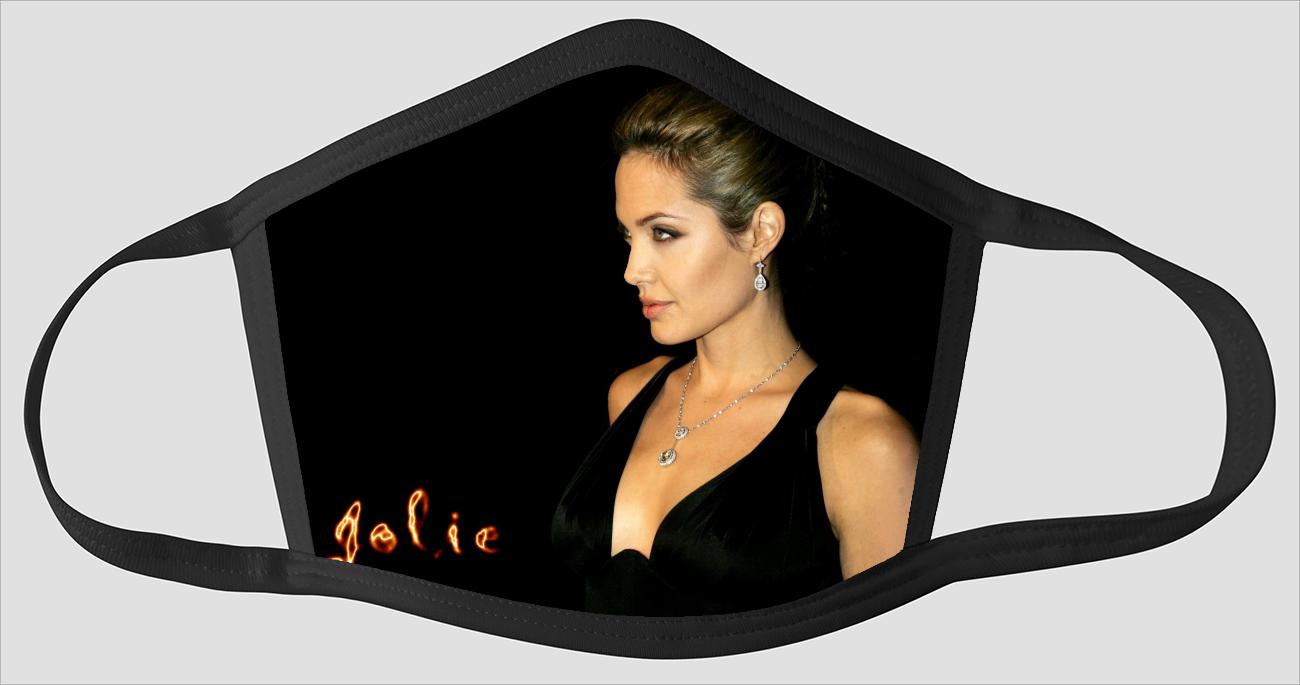 Most Popular Angelina Jolie v2252 - Face Mask
