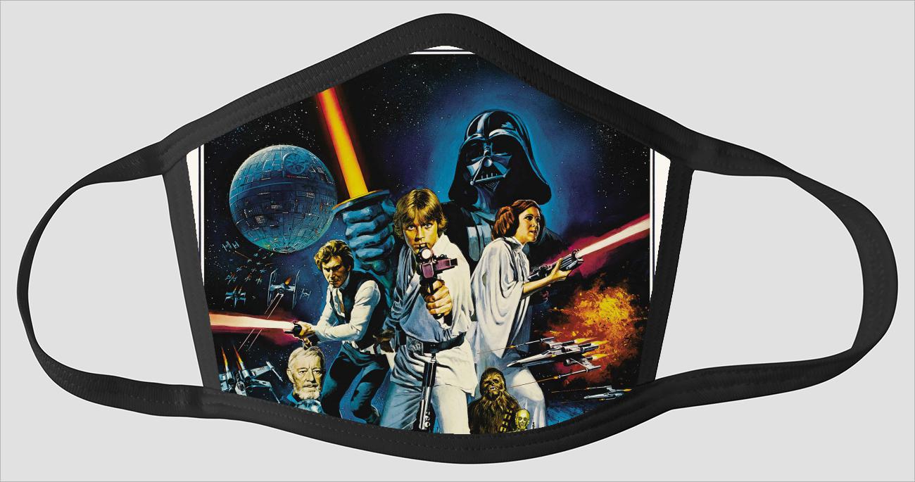 Movie Poster 1   Star Wars - Face Mask