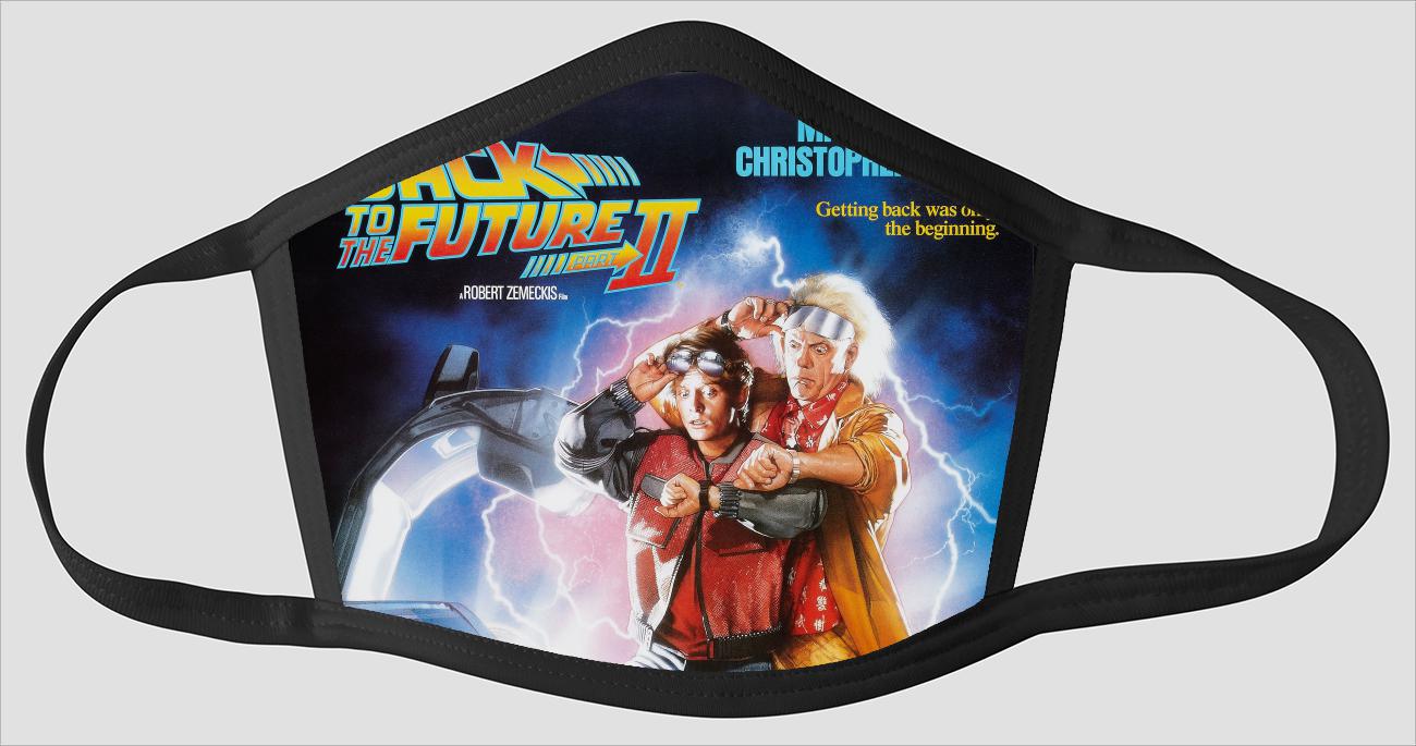 Movie Poster 20   Back To The Future 2 - Face Mask
