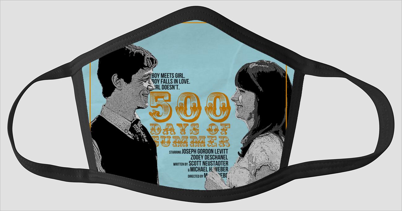 Movie Poster 24   500 Days of Summer - Face Mask