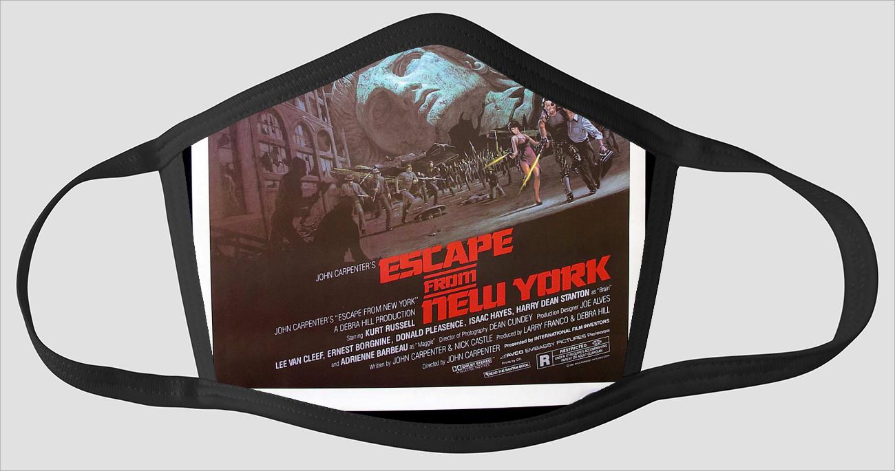 Movie Poster 30   Escape From New York - Face Mask