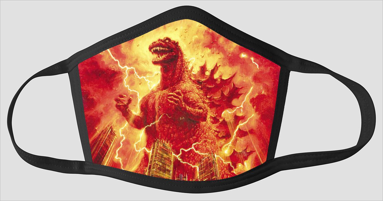 Movie Poster 43   Godzilla - Face Mask