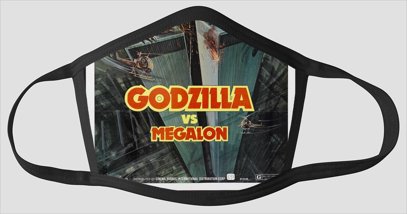 Movie Poster 45   Godzilla vs Megalon - Face Mask