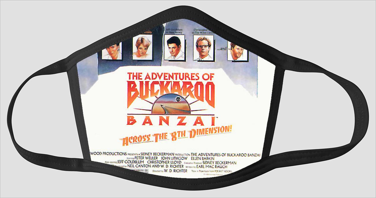 Movie Poster 70   The Adventures of Buckaroo Banzai - Face Mask