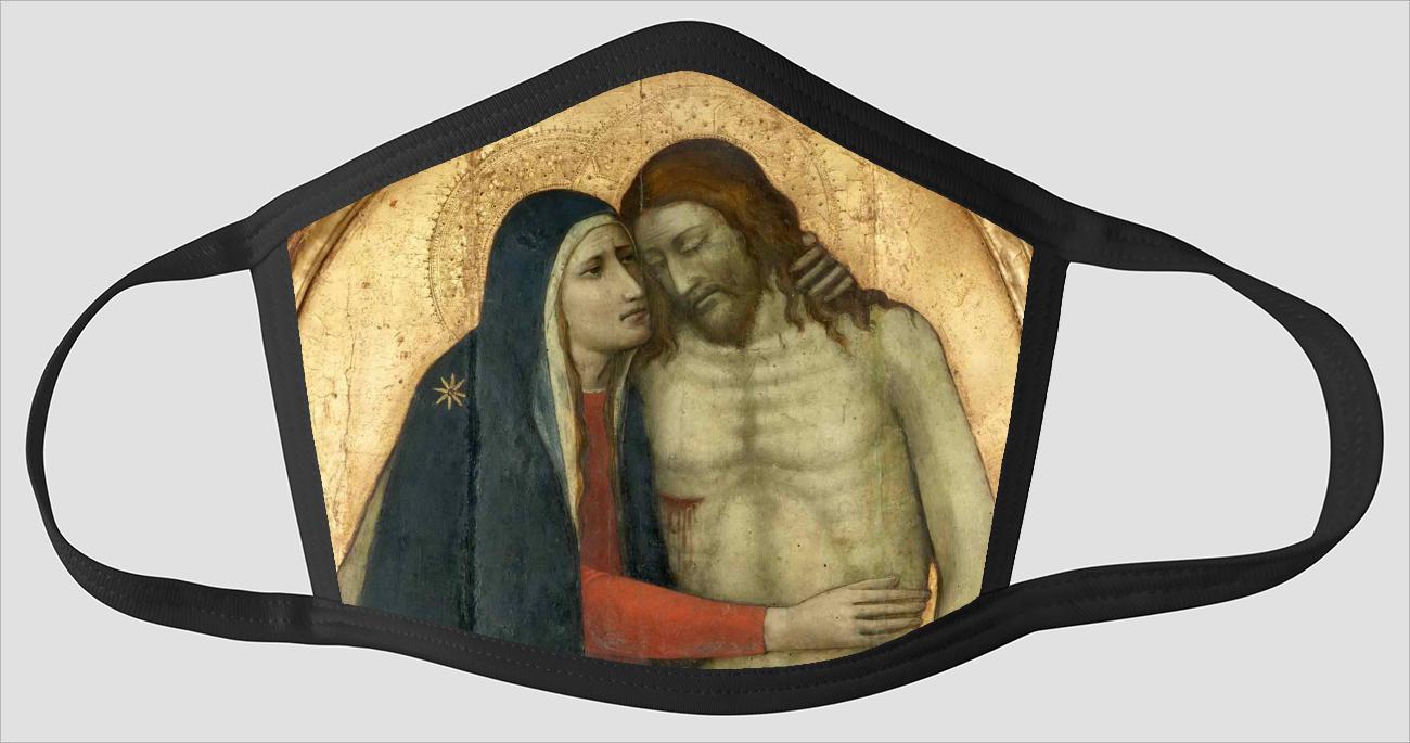 Niccoloe di Pietro Gerini    Italian    Christ in the Tomb and the Virgin - Face Mask