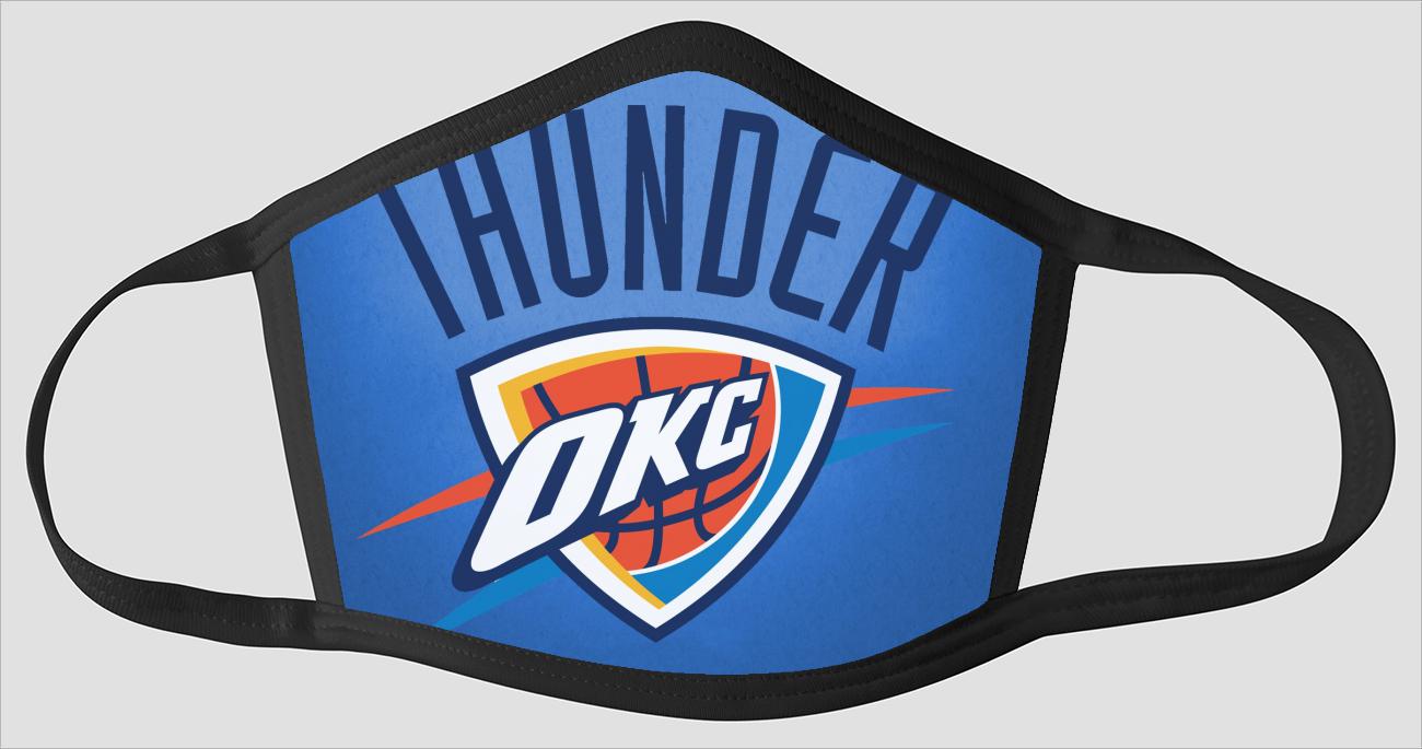 Oklahoma City Thunder OKC The Run v12 - Face Mask