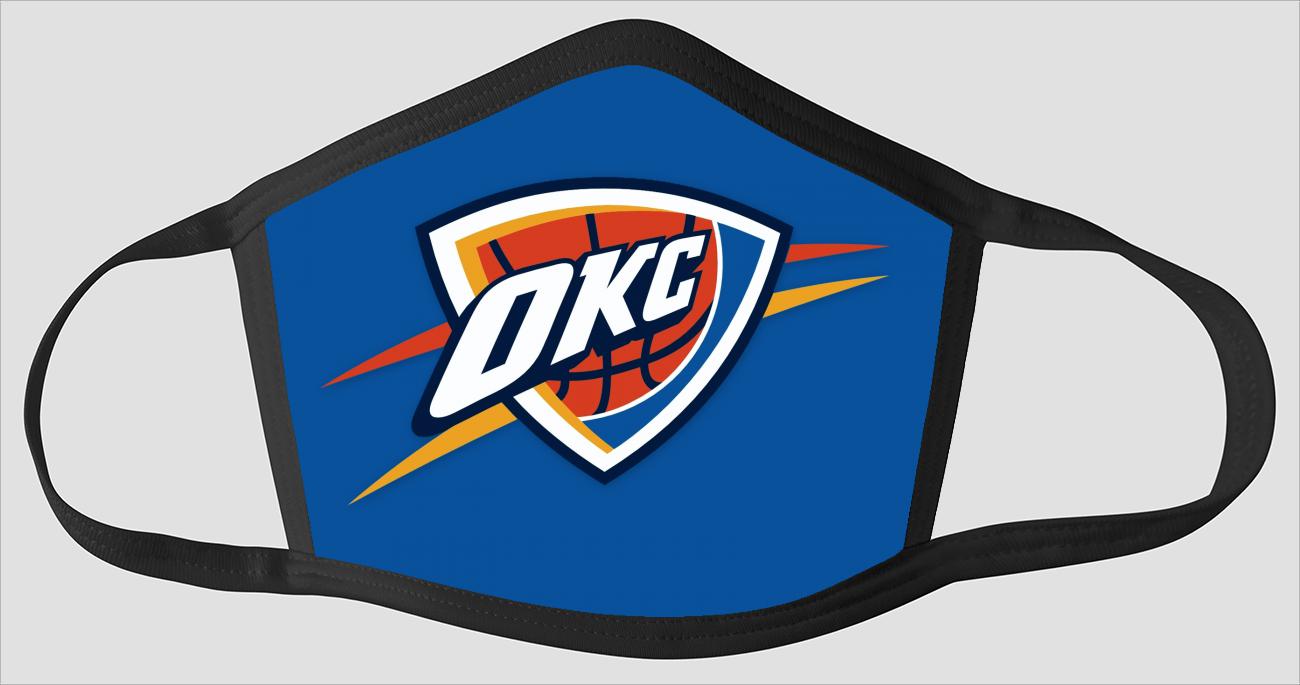 Oklahoma City Thunder OKC The Run v16 - Face Mask