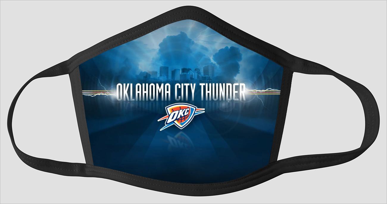Oklahoma City Thunder OKC The Run v8 - Face Mask