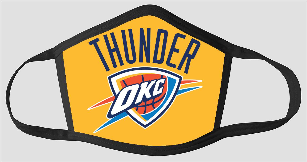 Oklahoma City Thunder OKC The Run v9 - Face Mask