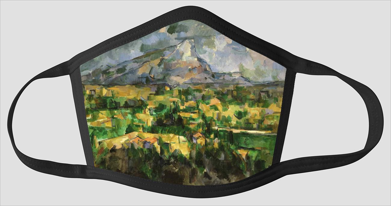 Paul Cezanne    French    1839 1906    Mont Sainte Victoire - Face Mask