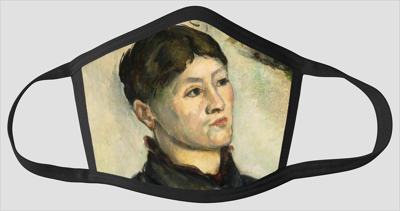 Paul Cezanne    French    1839 1906    Portrait of Madame Cezanne - Face Mask