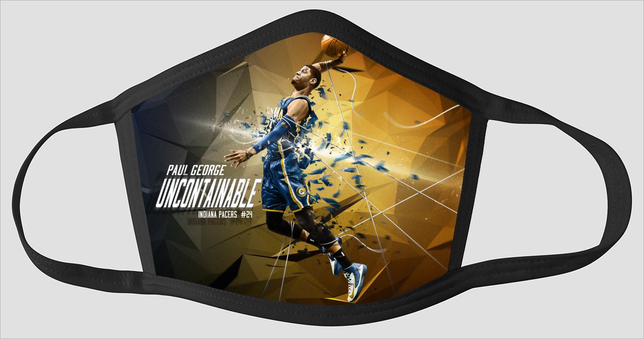 Paul George Uncontainable Indiana Pacers - Face Mask