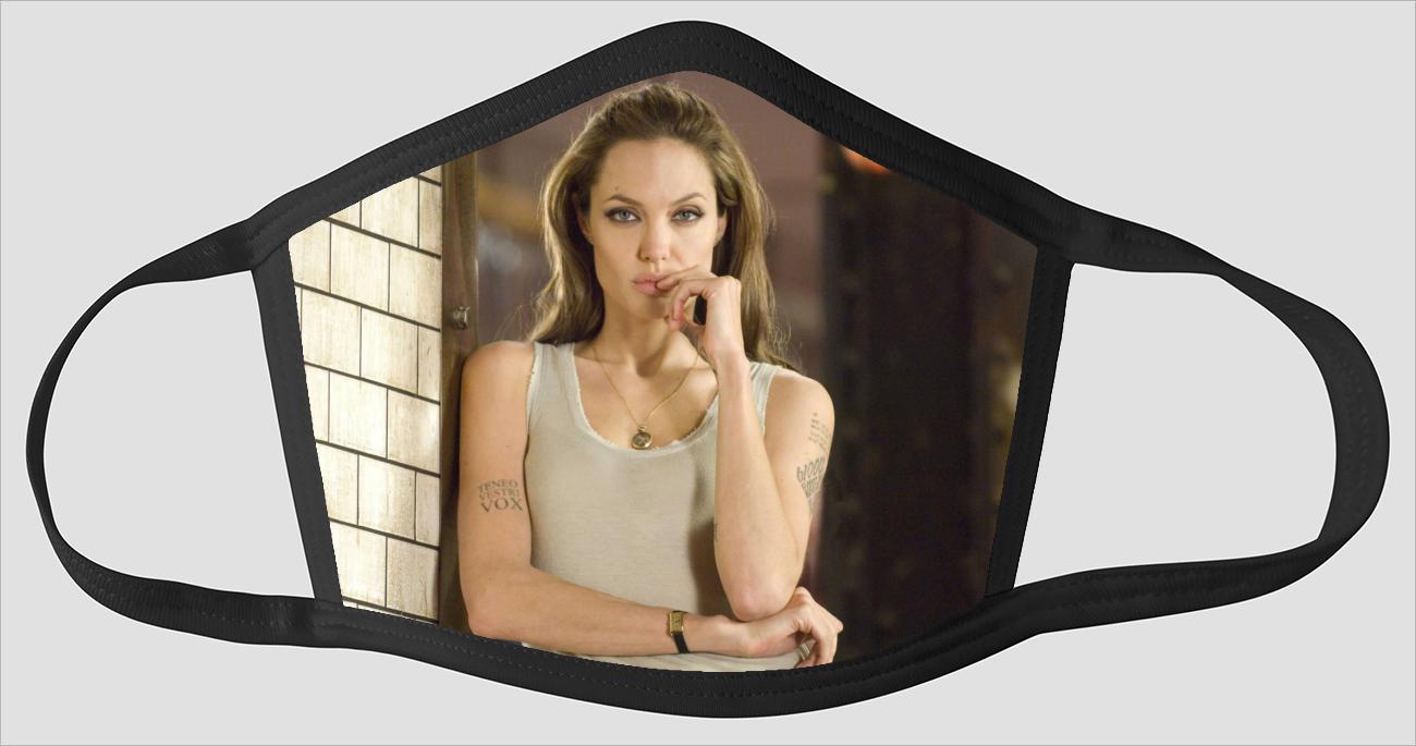 Perfect Angelina Jolie v2441 - Face Mask