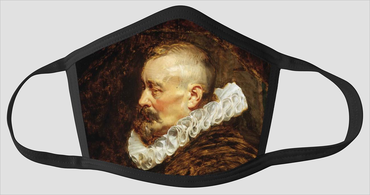Peter Paul Rubens    Flemish    Portrait of a Gentleman - Face Mask
