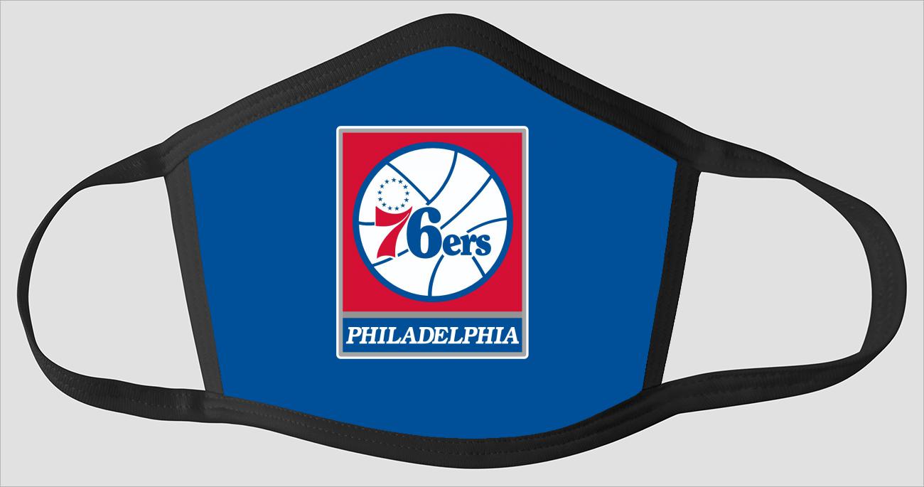 Philadelphia 76ers The Run v1 - Face Mask