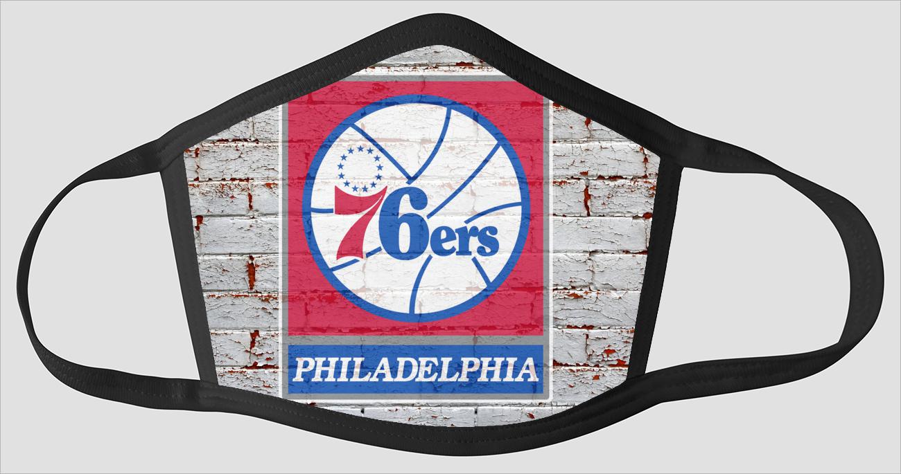 Philadelphia 76ers The Run v6 - Face Mask