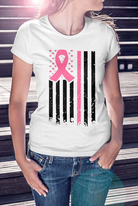 Pink Warrior W- Breast Cancer Shirt