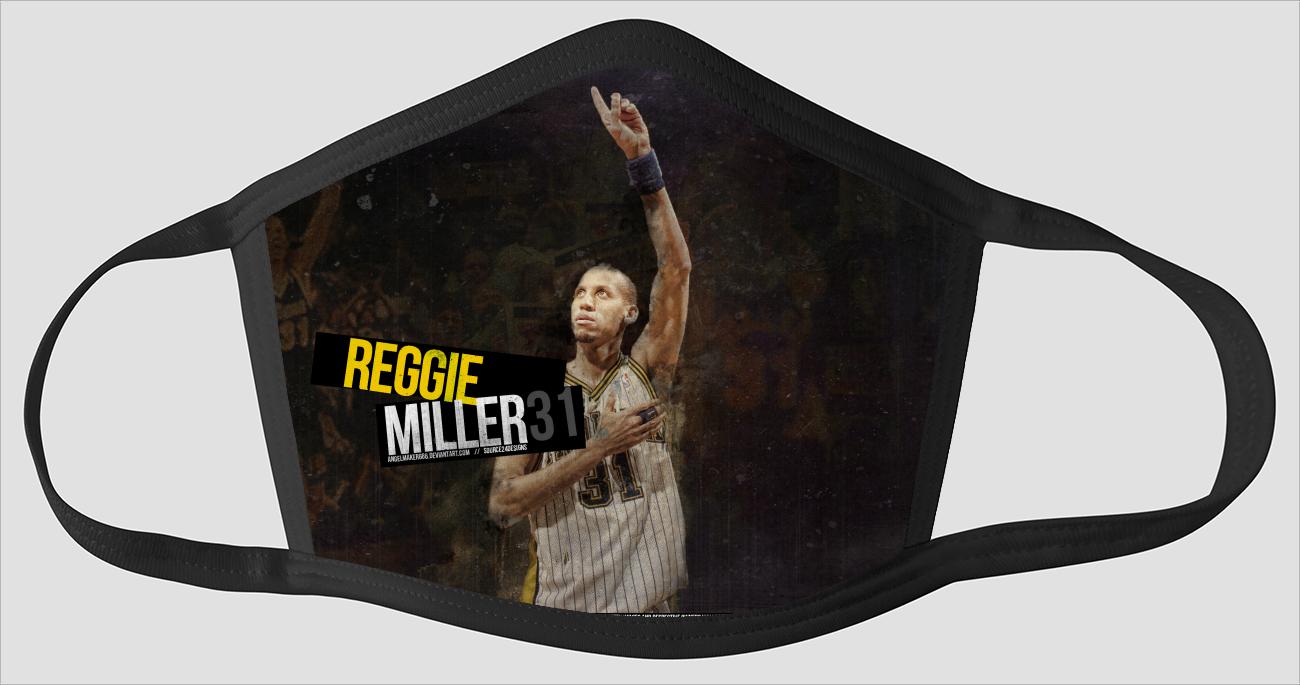 Reggie Miller The Great Pacers - Face Mask